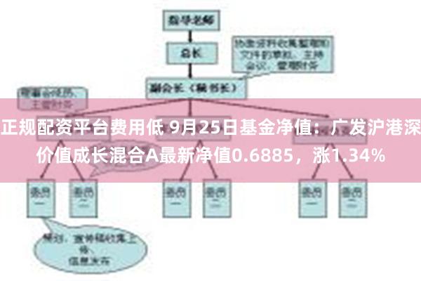 正规配资平台费用低 9月25日基金净值：广发沪港深价值成长混合A最新净值0.6885，涨1.34%